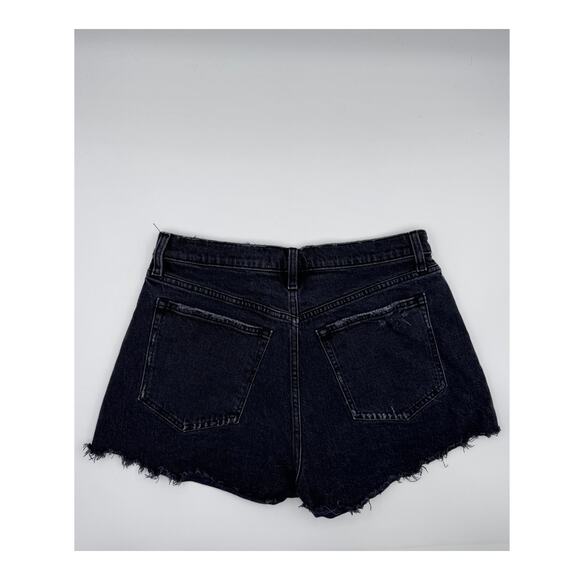 Abercrombie & Fitch Womens The Mom Short High Rise Shorts Black‎ 10 - Picture 4 of 4